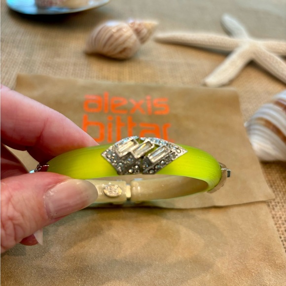 Alexis Bittar lucite hinged bracelet - Picture 2 of 5